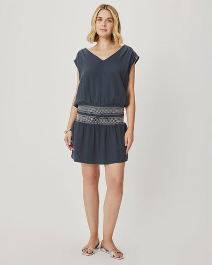 Ginger Mini Dress - Mood Indigo