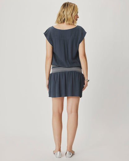 Ginger Mini Dress - Mood Indigo