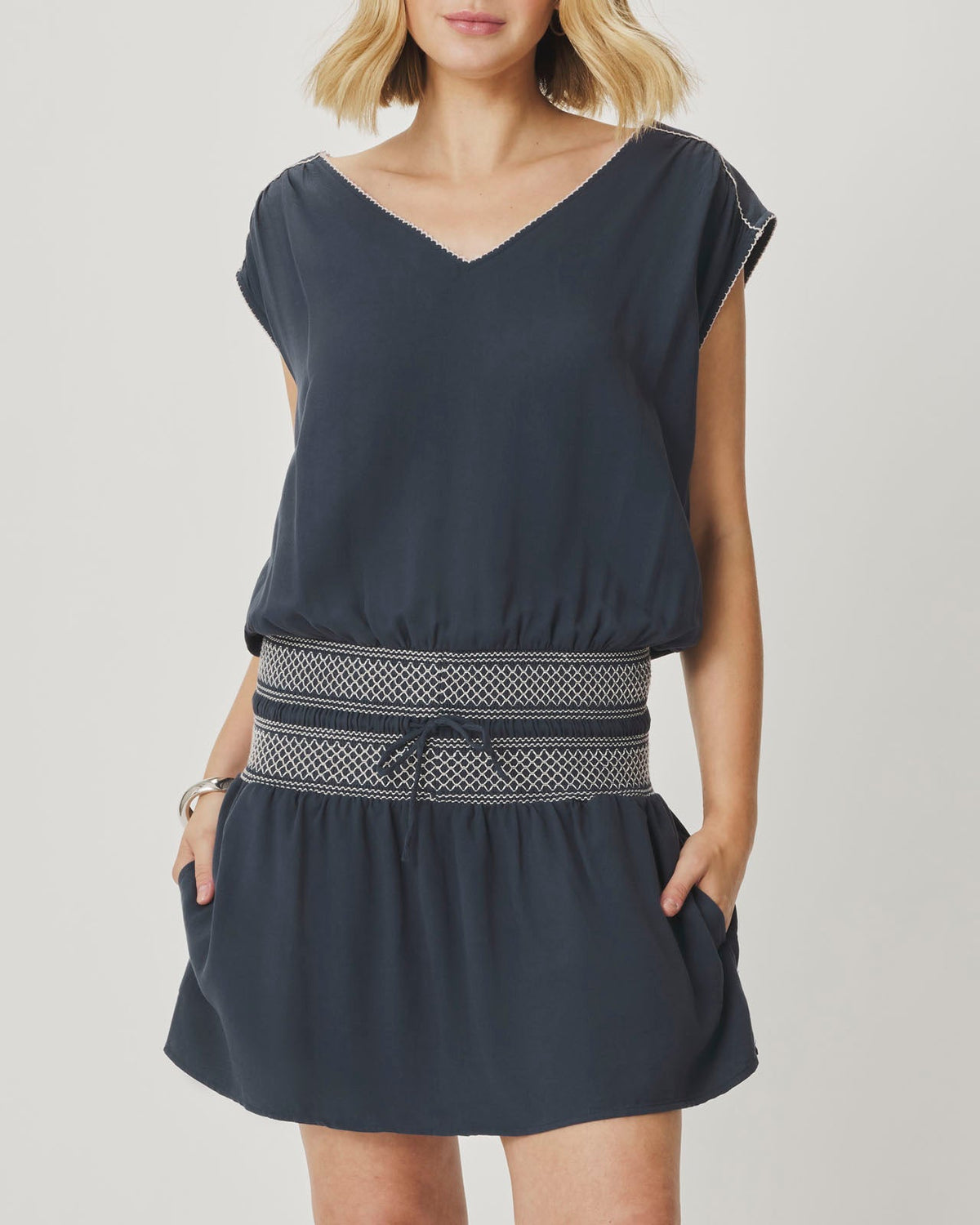 Ginger Mini Dress - Mood Indigo