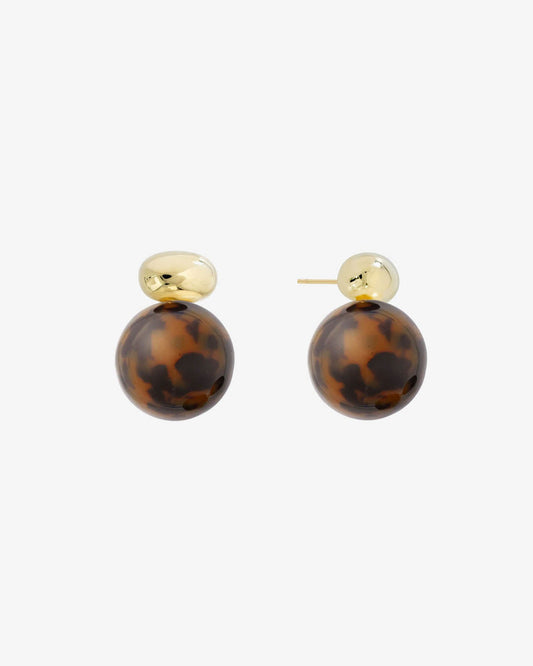 Shashi Alice Tortoise Earring - Tortoise