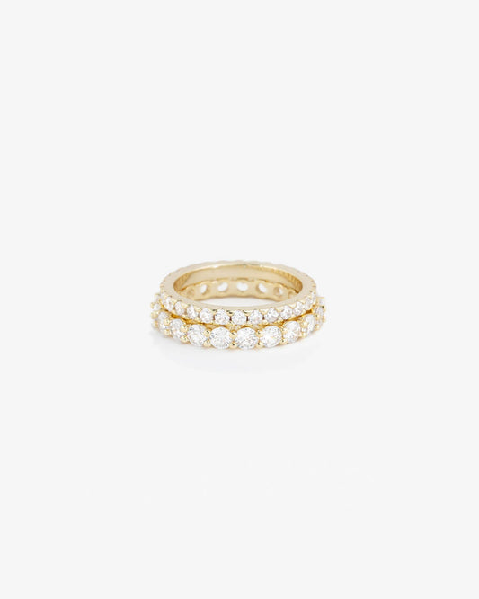 Shashi Vroom Ring Set - Gold