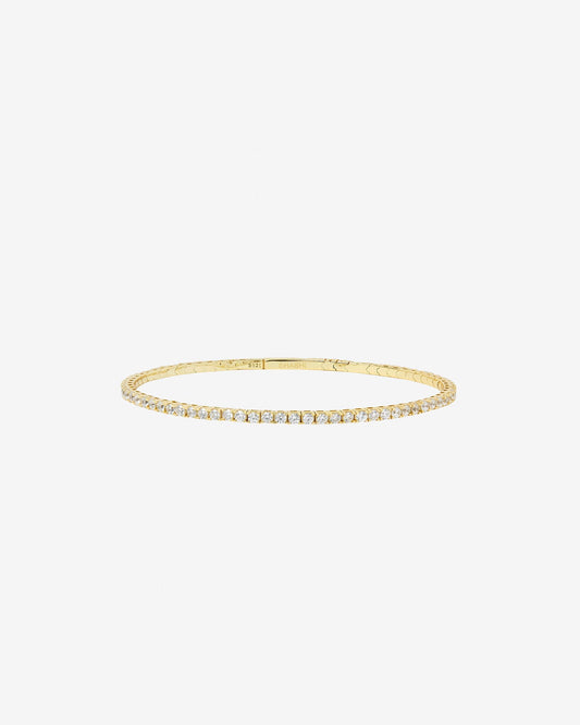 Shashi Bianca Bangle Bracelet Cuff - Gold