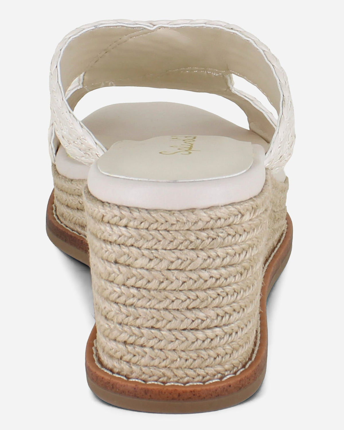 Daria Raffia Wedge in Oat - Oat