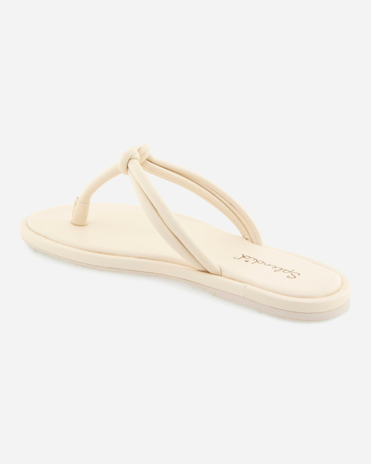 Fedora Leather Sandal in Oat - Oat