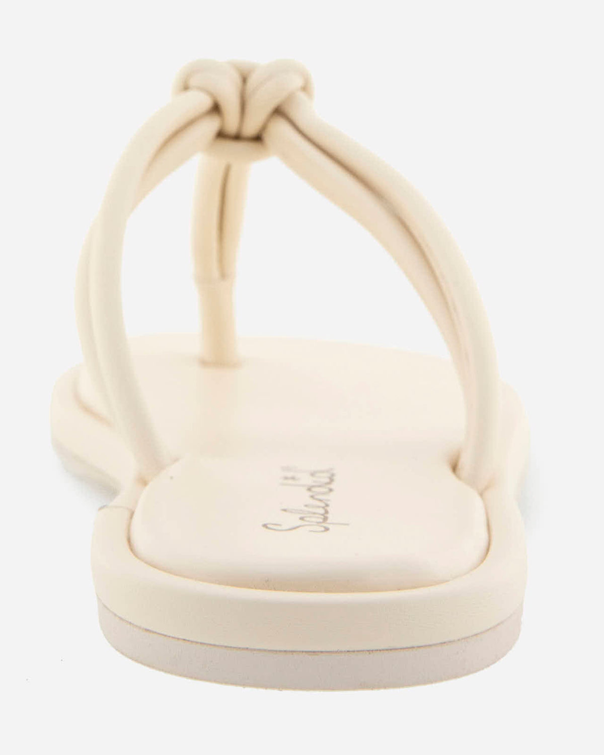Fedora Leather Sandal in Oat - Oat