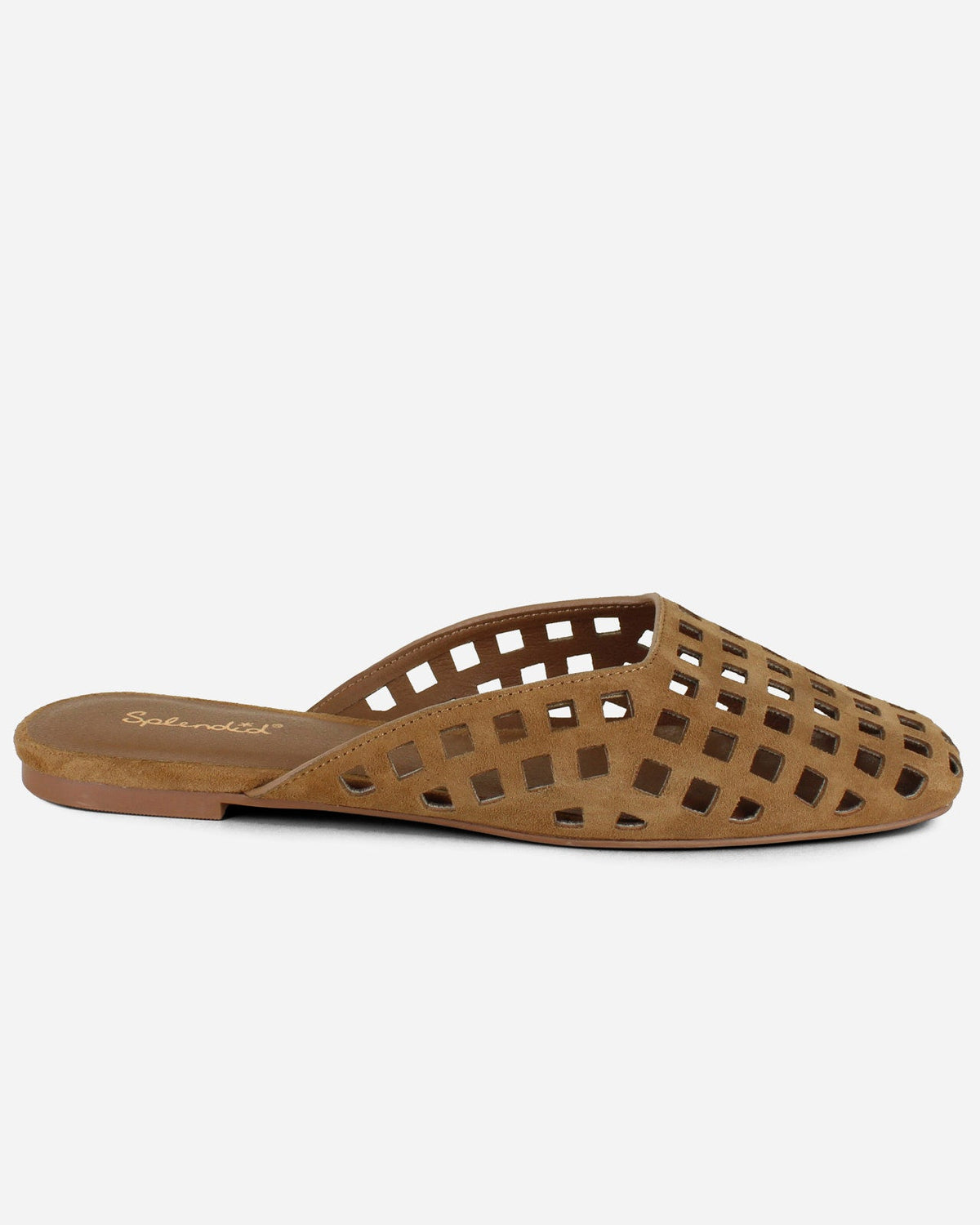 Remi Suede Mule in Caramel - Caramel