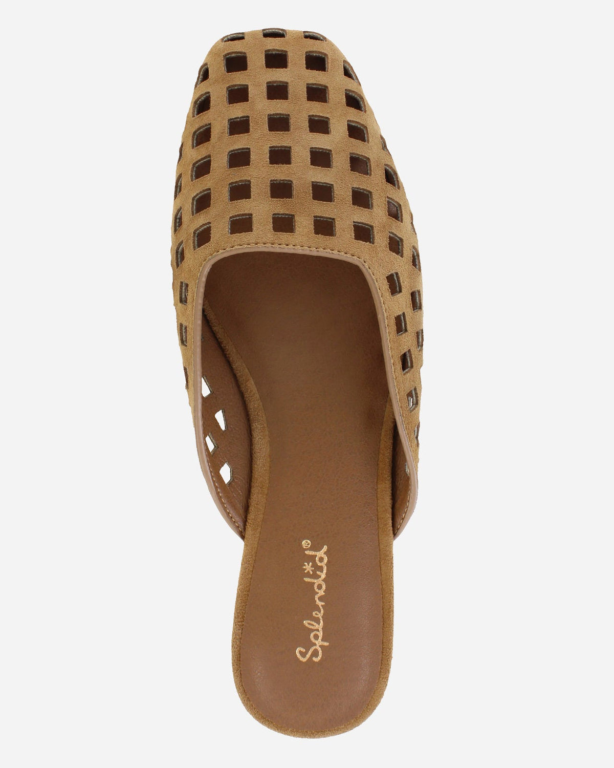 Remi Suede Mule in Caramel - Caramel