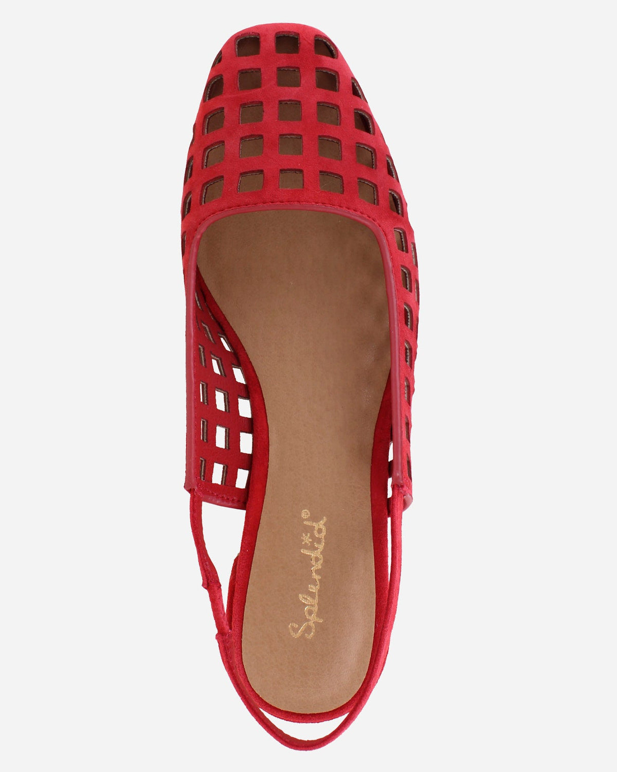 Roxanne Suede Mule in Red - Red