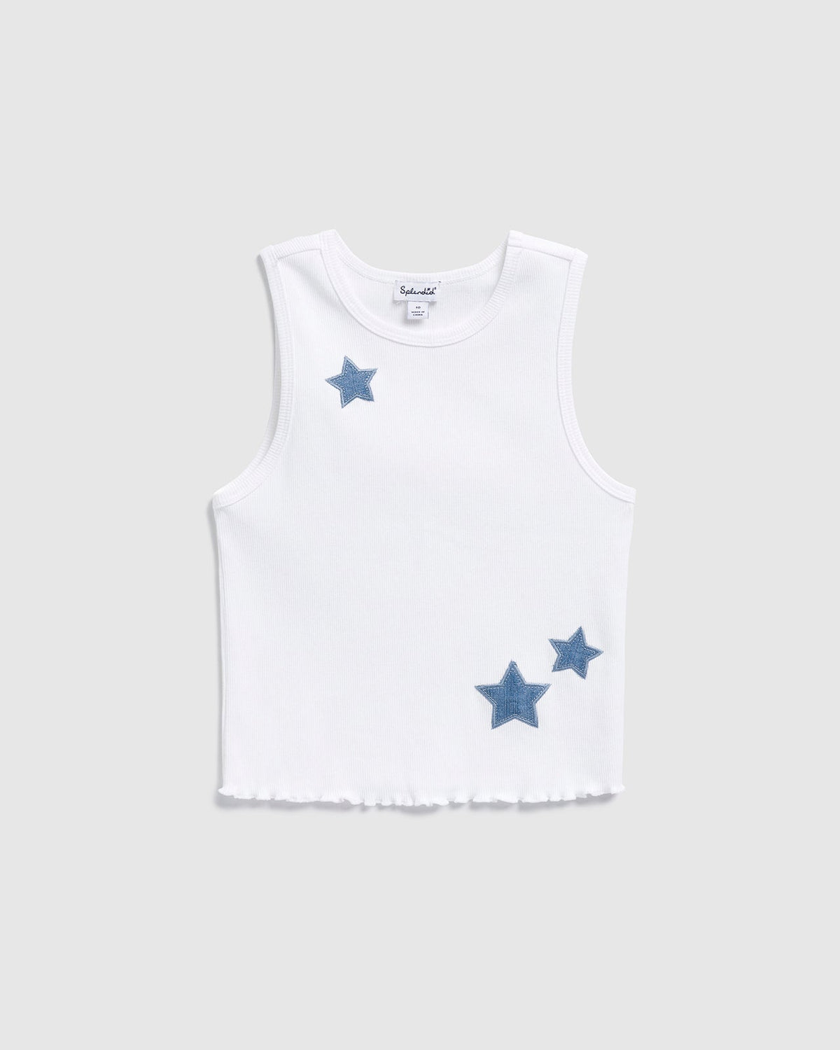 Girls Starstruck Tank - White