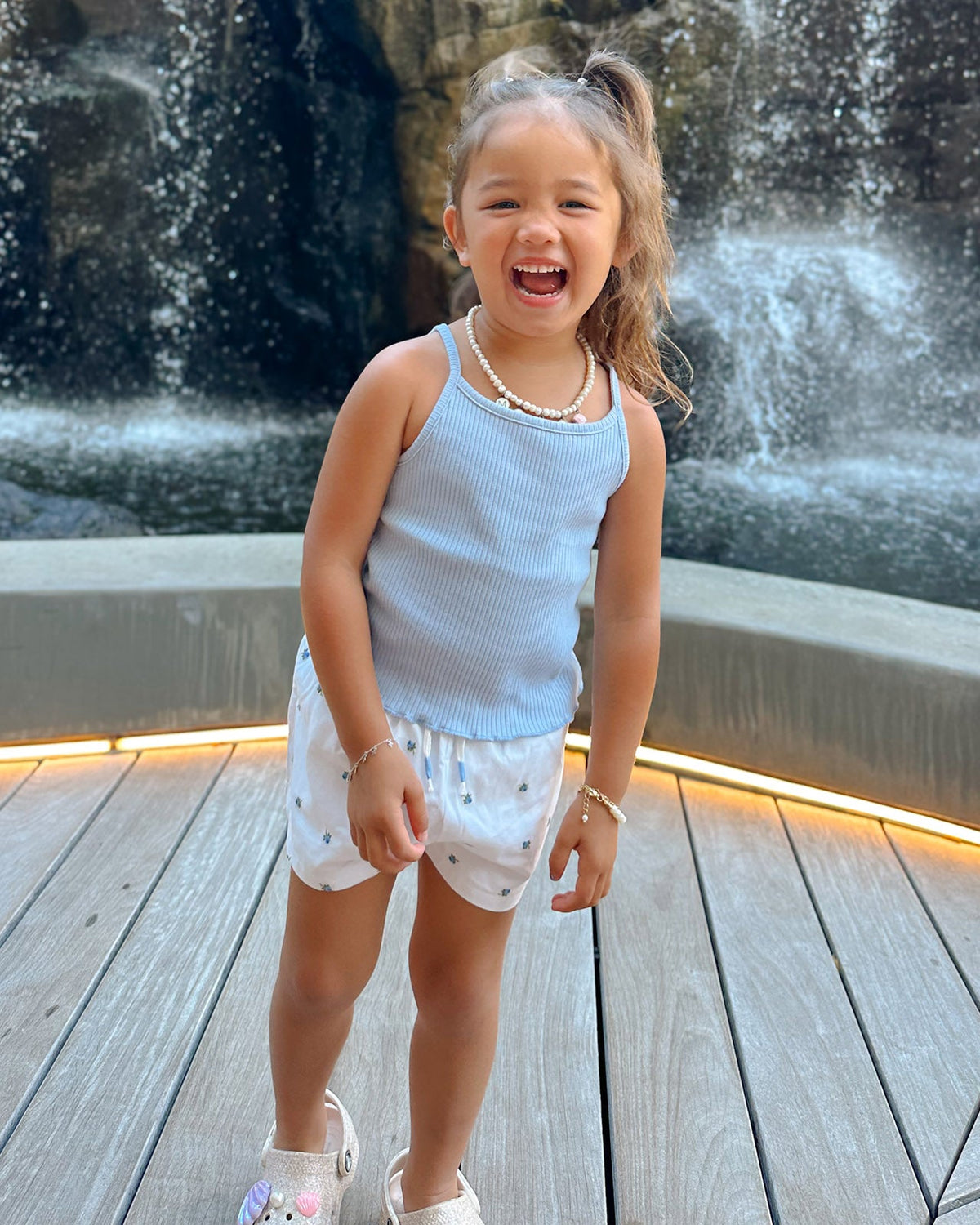 Toddler Girl Fresh Floral Short Set - Chicory