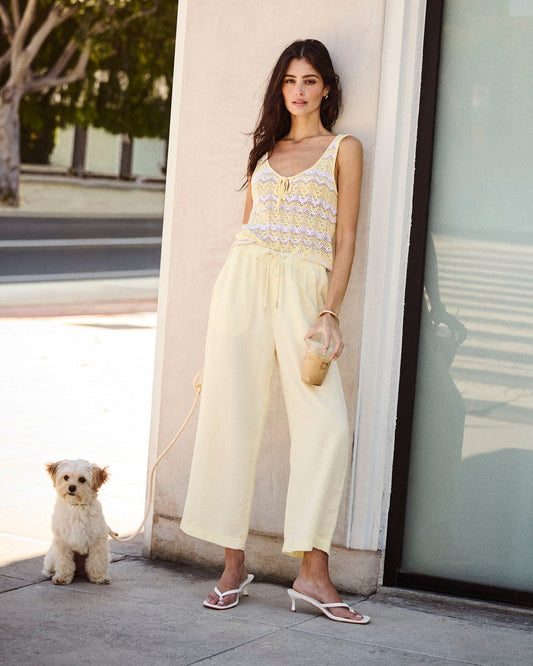 Angie Crop Wide Leg Pant