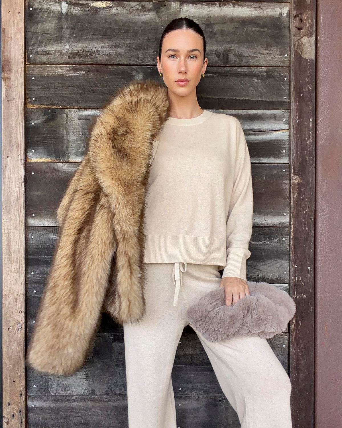 Tori Cashmere Crewneck Sweater