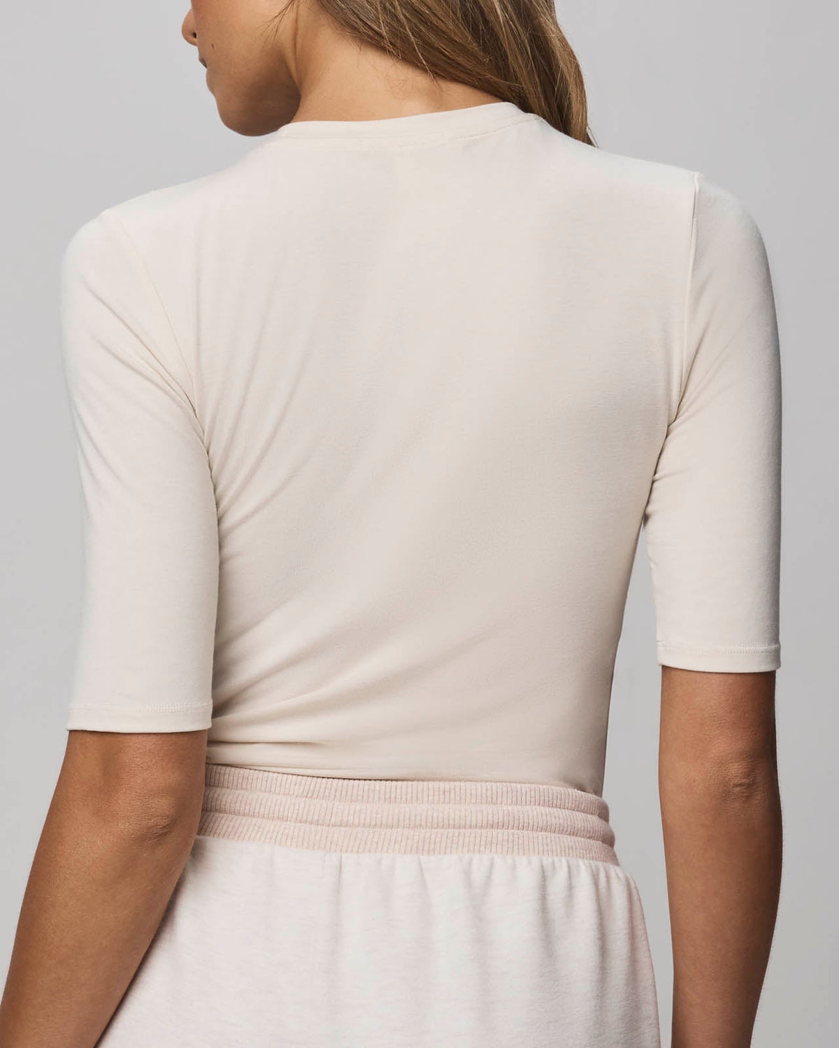 Bamboo Blend Quarter Sleeve Tee