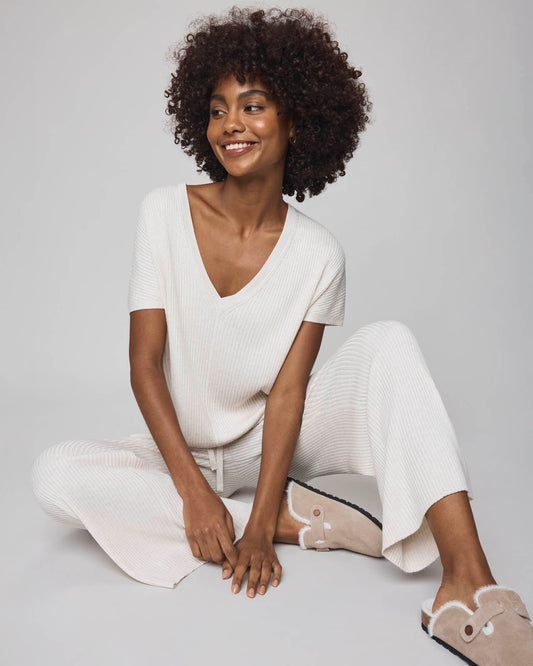 Georgie Cashblend Short Sleeve Sweater