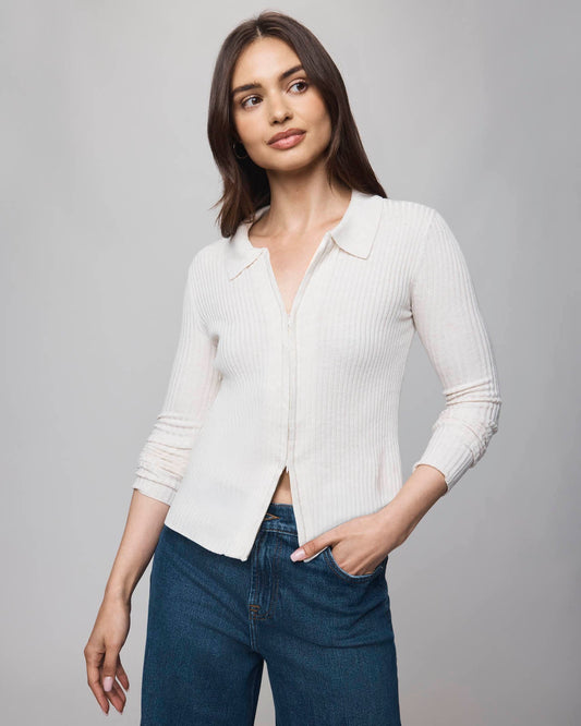 Georgie Cashblend Two-Way Zip Sweater