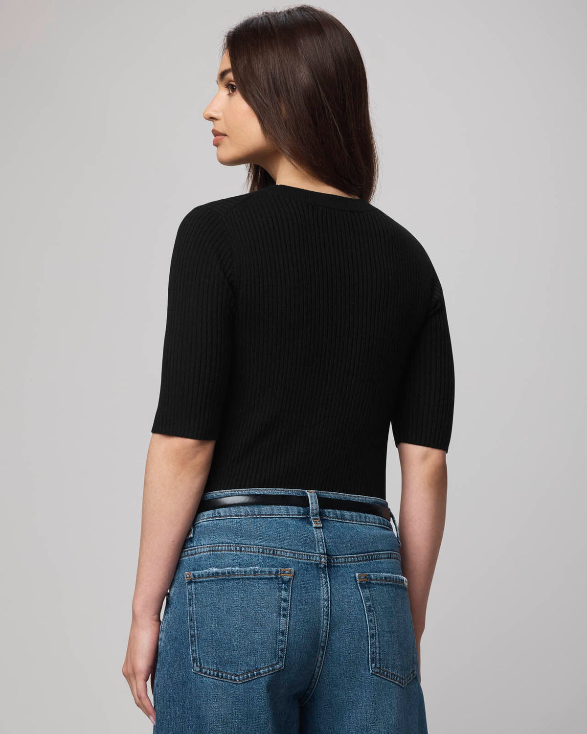 Georgie Cashblend Elbow Sleeve Sweater