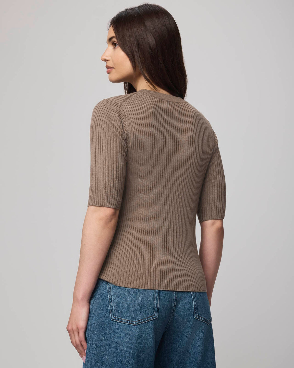 Georgie Cashblend Elbow Sleeve Sweater
