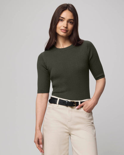 Georgie Cashblend Elbow Sleeve Sweater