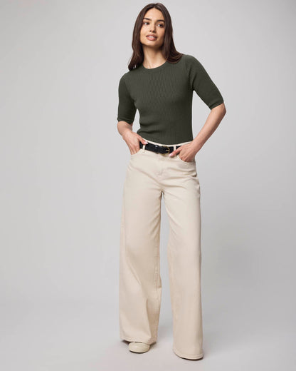 Georgie Cashblend Elbow Sleeve Sweater