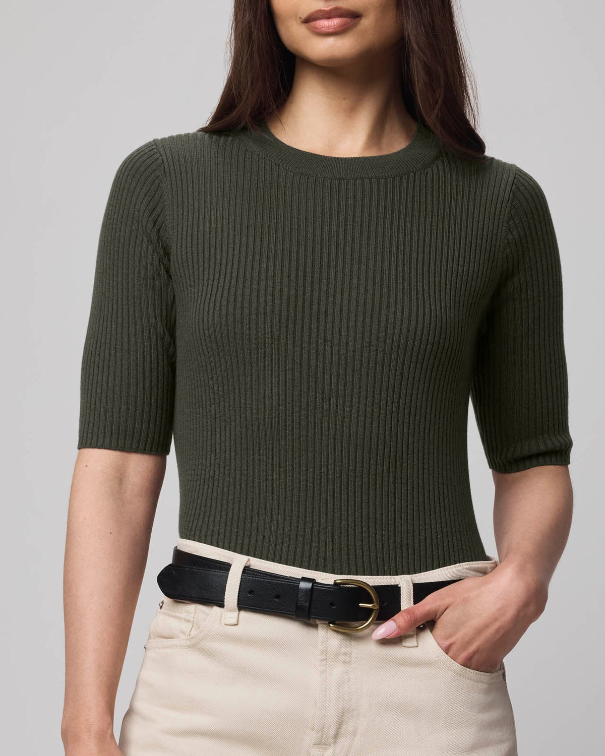 Georgie Cashblend Elbow Sleeve Sweater