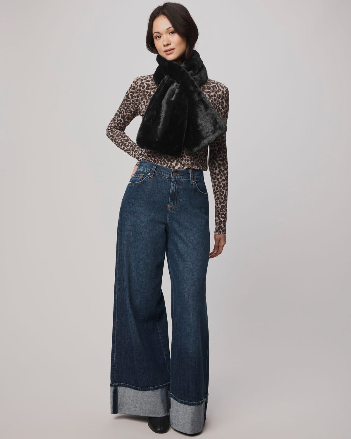 Lucia Fur Scarf