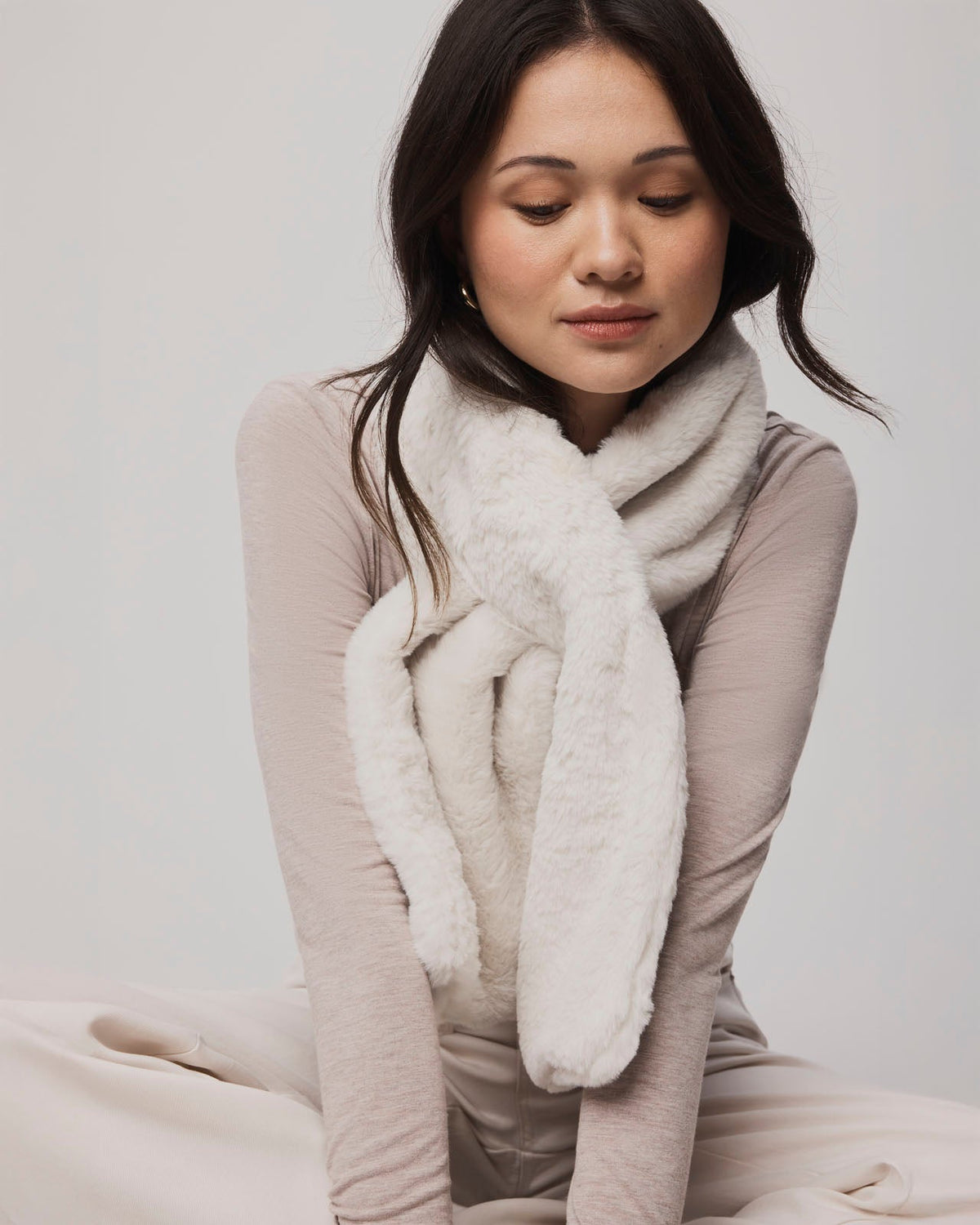 Lucia Fur Scarf
