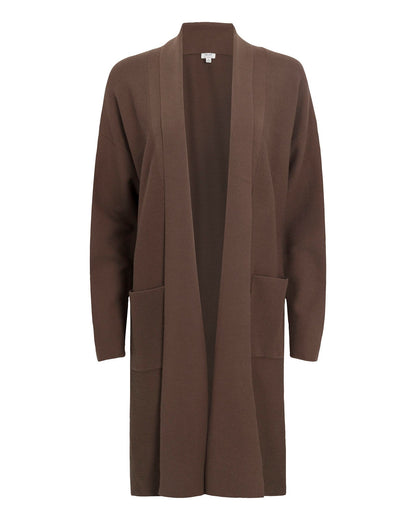 Splendid x @Cellajaneblog Sleek Coatigan - Truffle