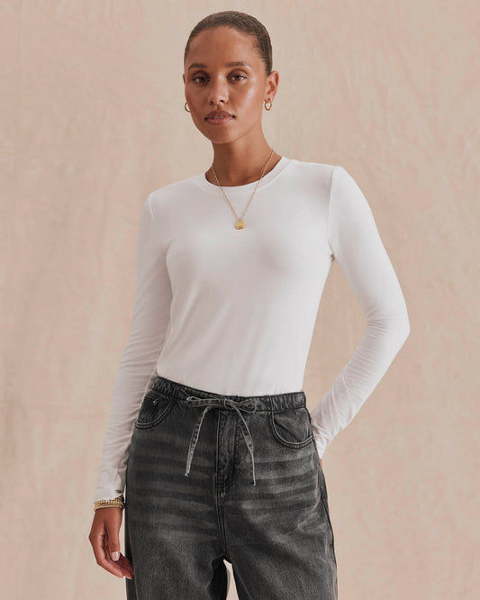 Bamboo Blend Long Sleeve Tee