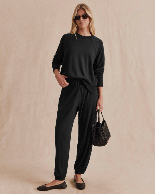 Supersoft Lace Trim Jogger