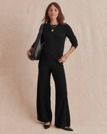 Tori Cashmere Crewneck Sweater