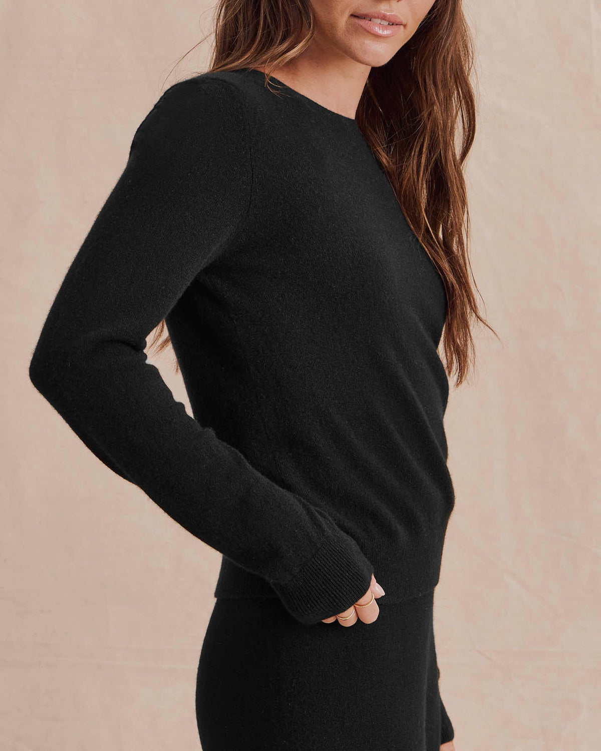 Tori Cashmere Crewneck Sweater