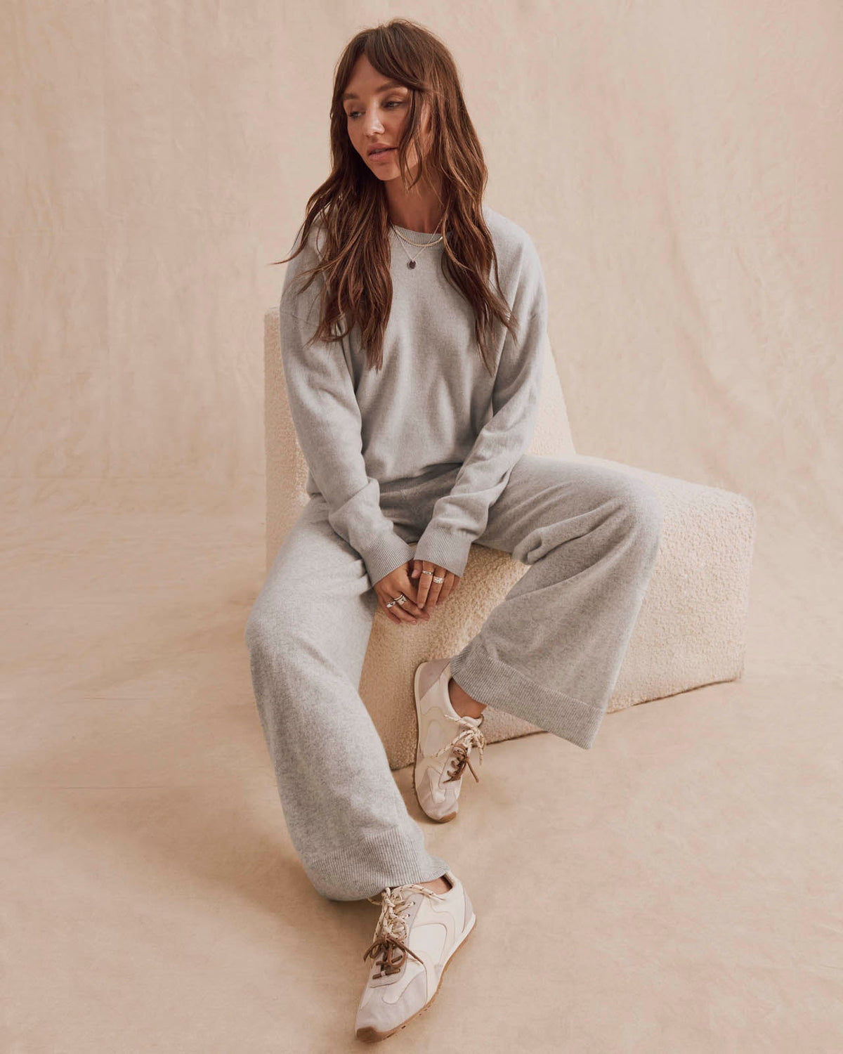 Tori Cashmere Crewneck Sweater