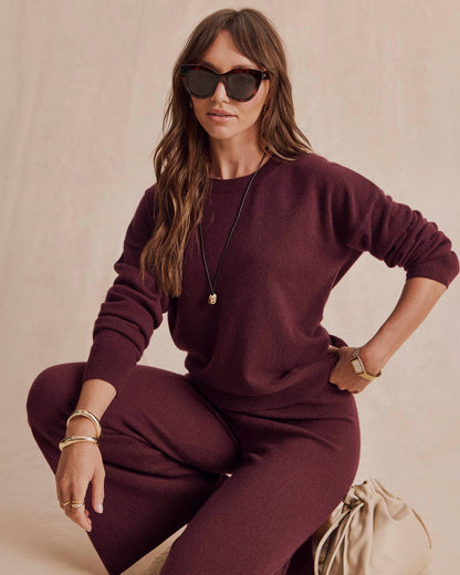 Tori Cashmere Crewneck Sweater