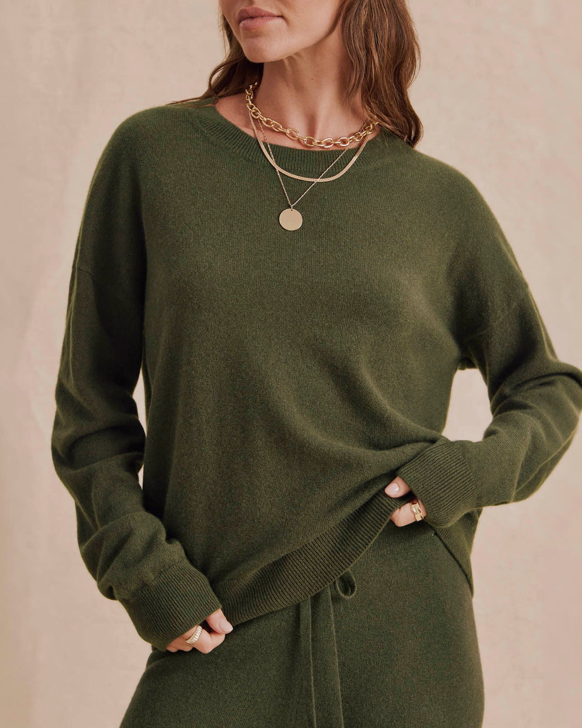 Tori Cashmere Crewneck Sweater