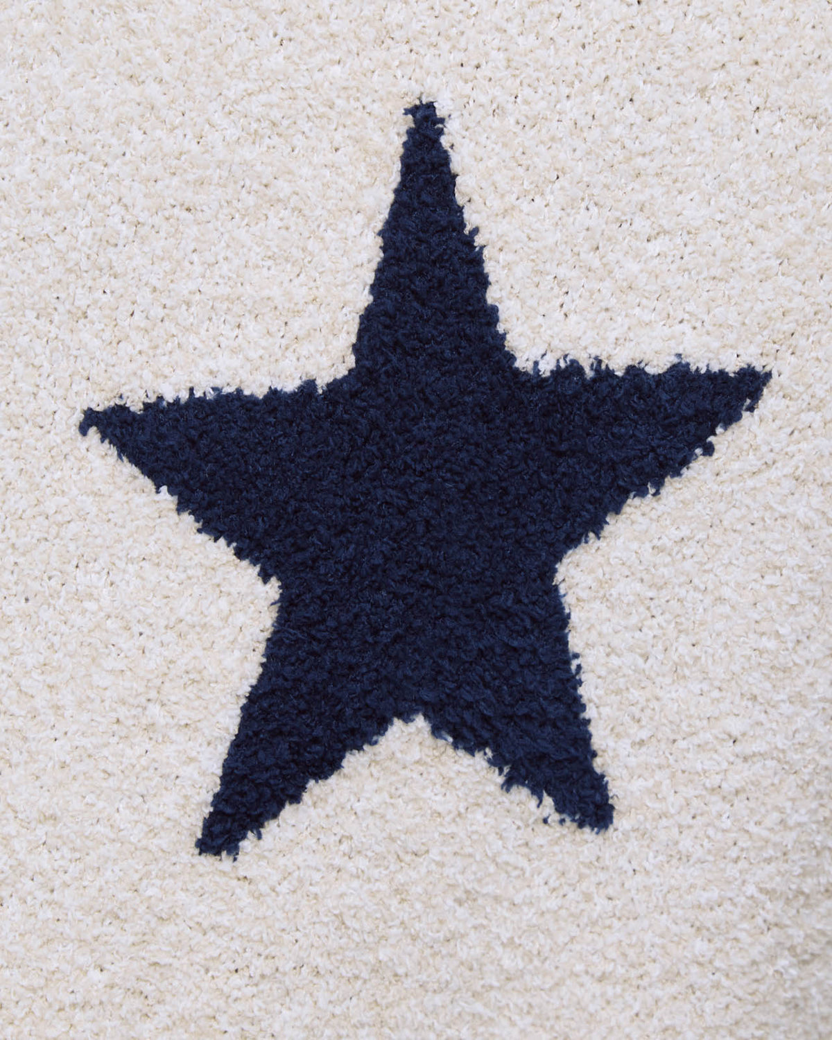 Navy Star Toss Pomona Fuzzy Robe - Navy Star Toss