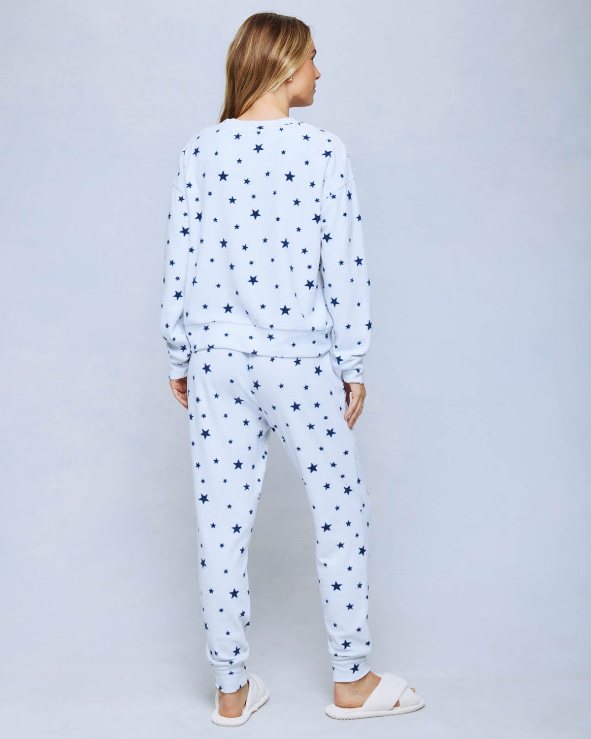 Sleepy Star Multi Marna Waffle Thermal PJ Set - Sleepy Star Multi