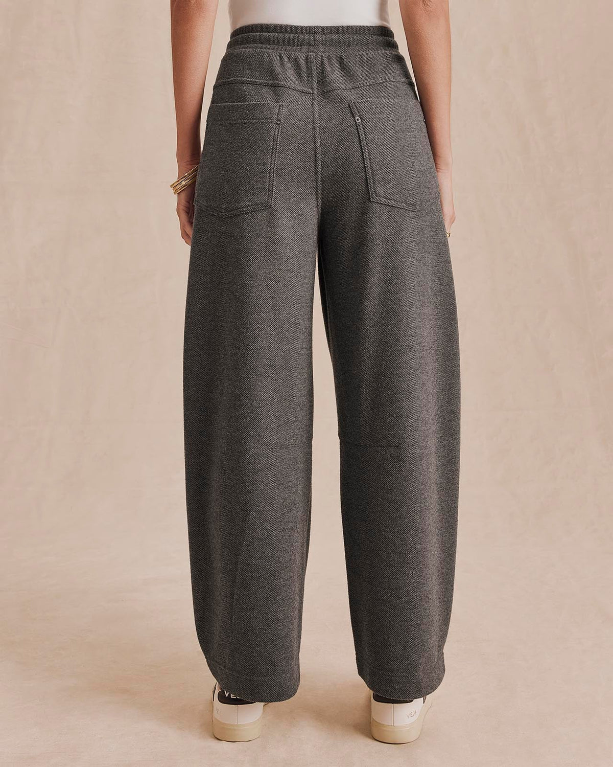 Marlow Tailored Knit Pant - Charcoal