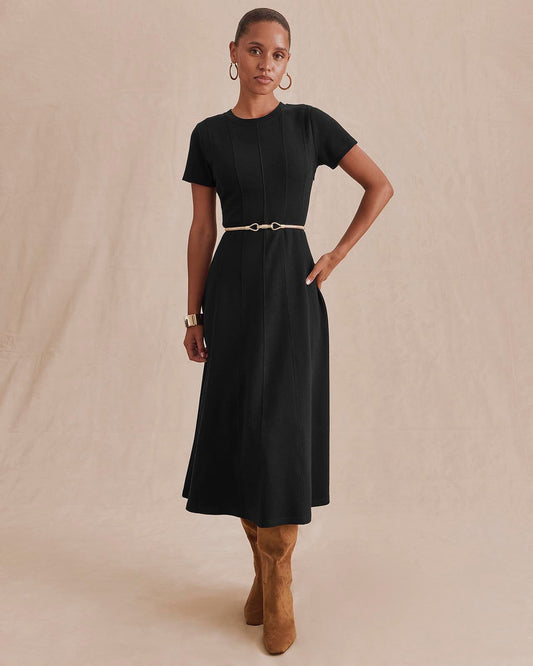 Winslow Midi Dress - Black