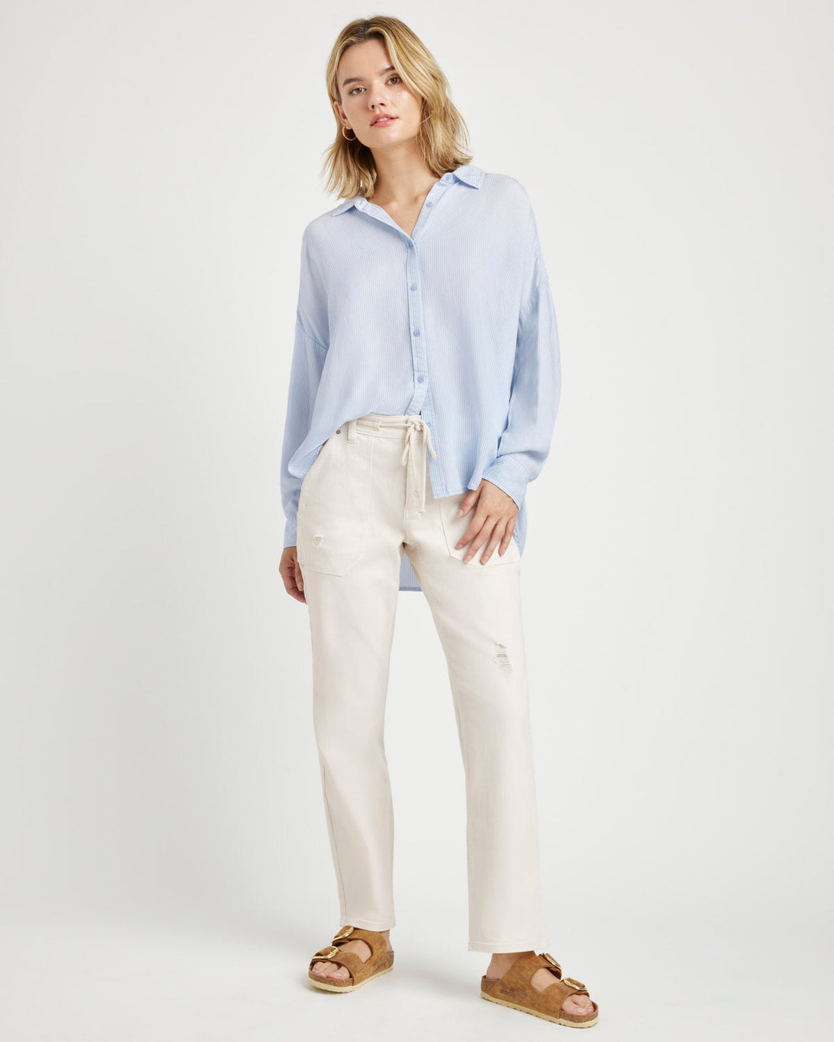 Ella Stripe Button Down
