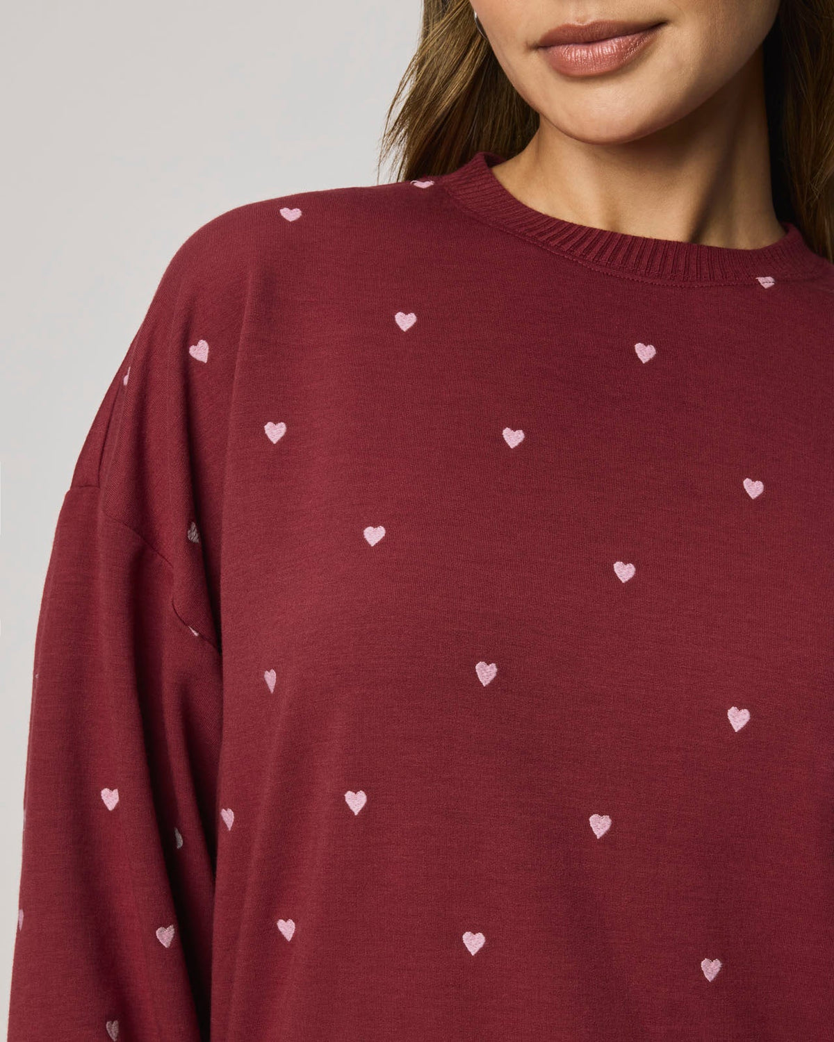 Love Lounge Embroidered Pullover
