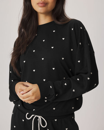 Love Lounge Embroidered Pullover