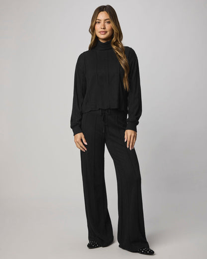 Cable Lounge Turtleneck Top