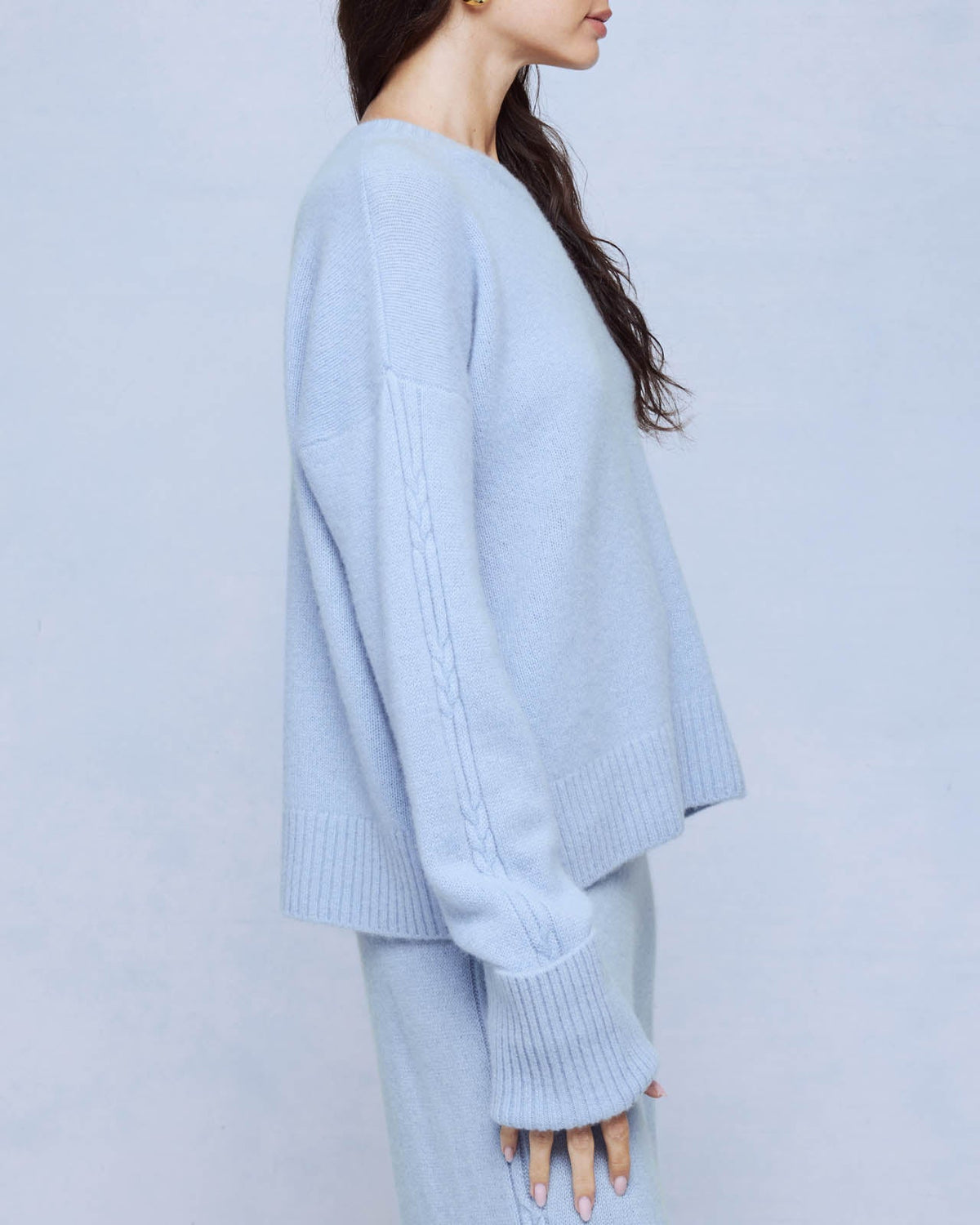 Tori Cashmere Cable Knit Sweater