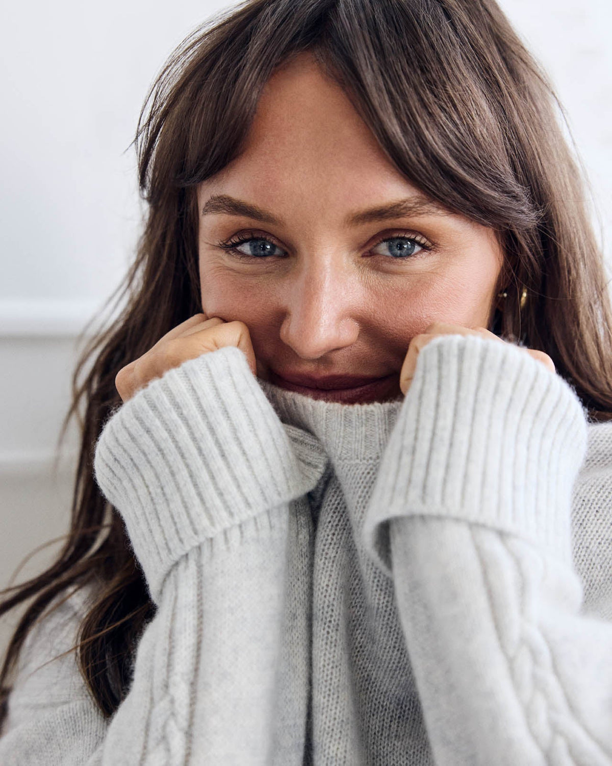Tori Cashmere Cable Knit Sweater