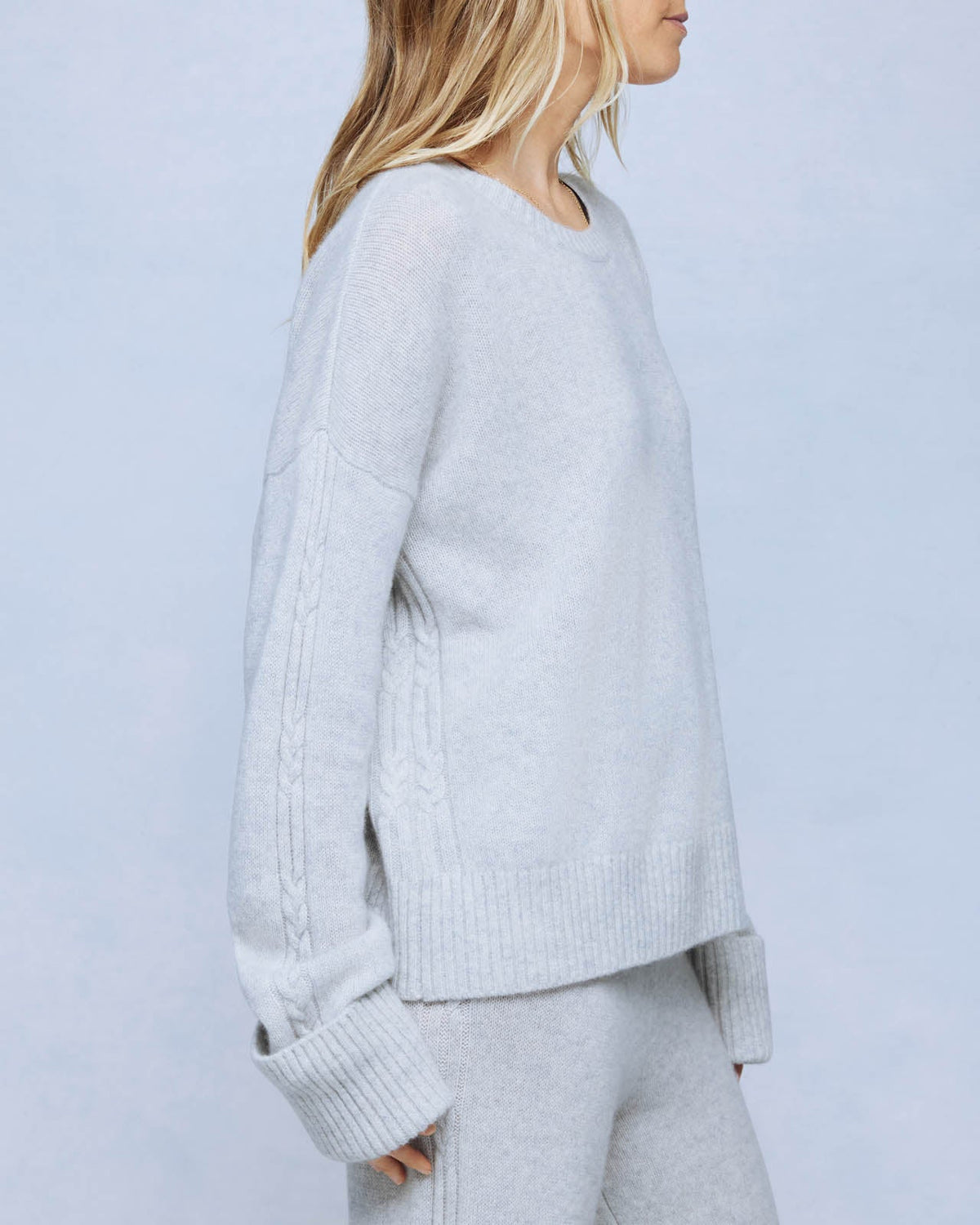 Tori Cashmere Cable Knit Sweater