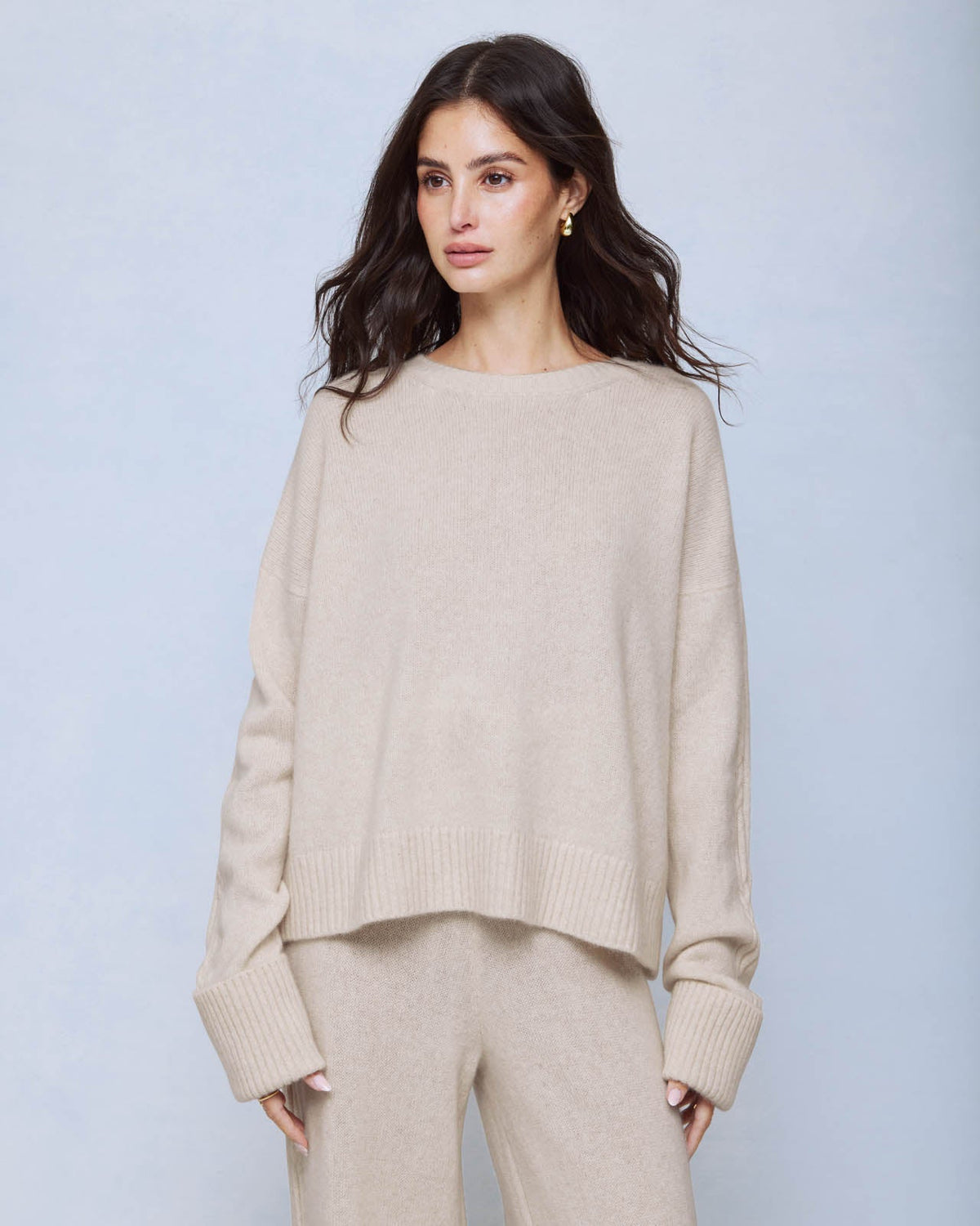 Tori Cashmere Cable Knit Sweater