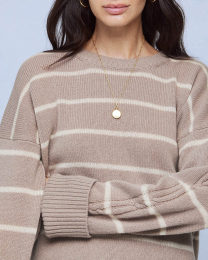 Tori Cashmere Striped Sweater