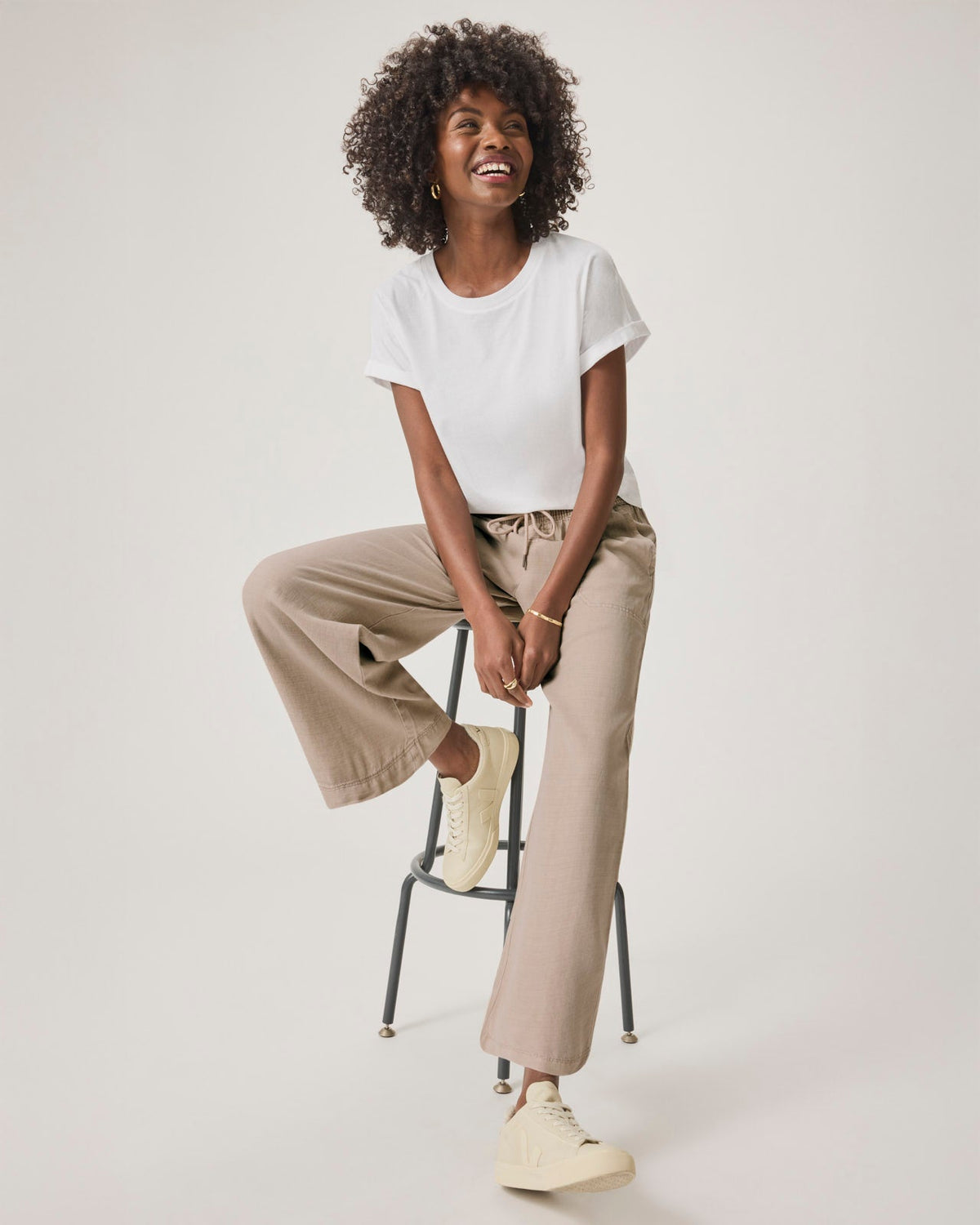Angie Crop Wide Leg Pant