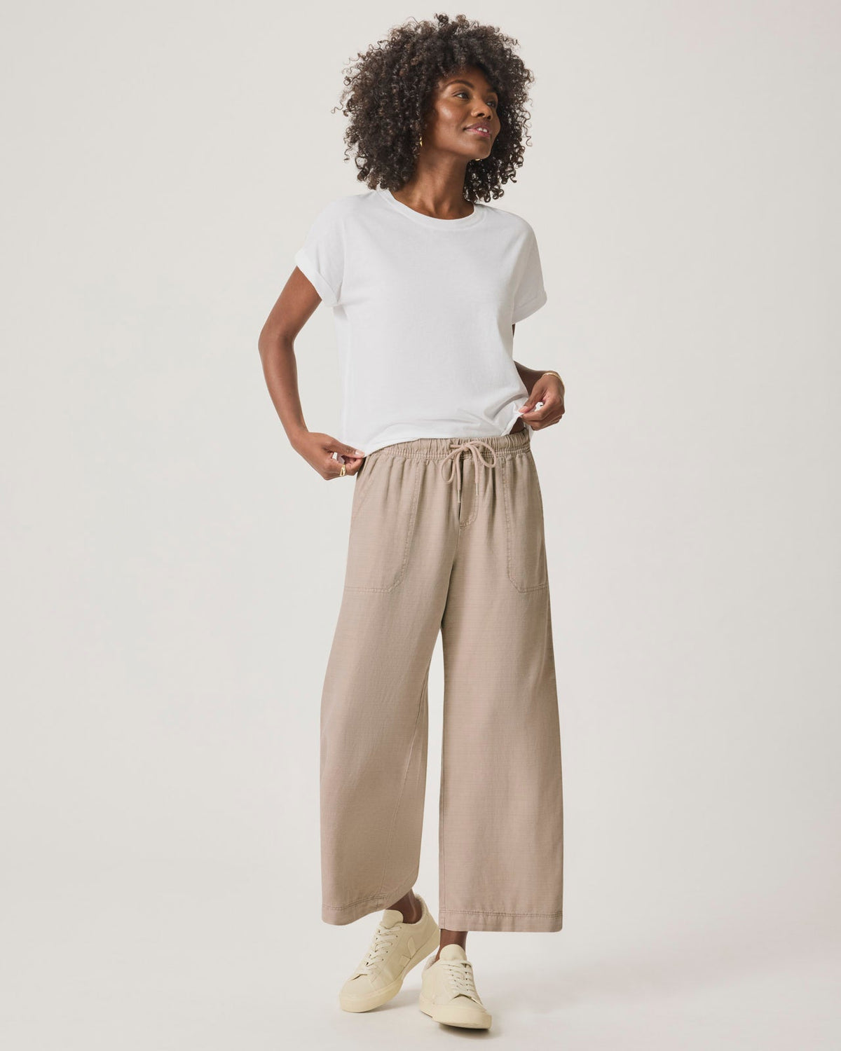 Angie Crop Wide Leg Pant