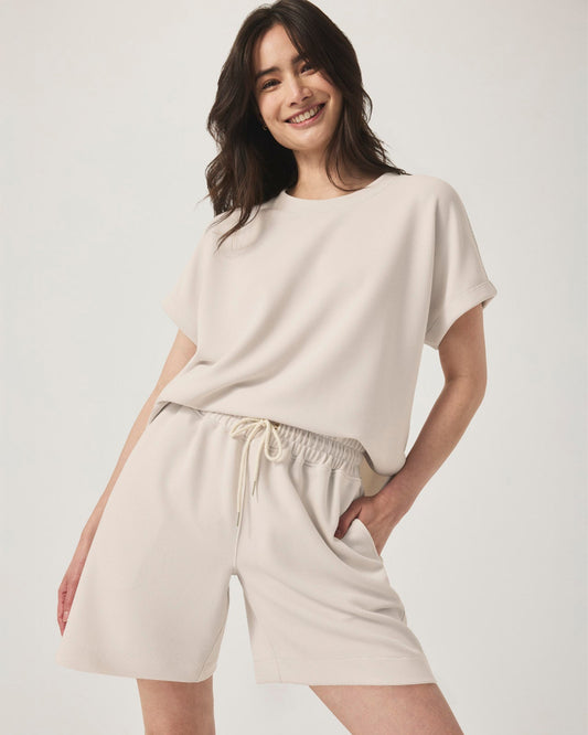 Waffle Scuba Short - Moonstone